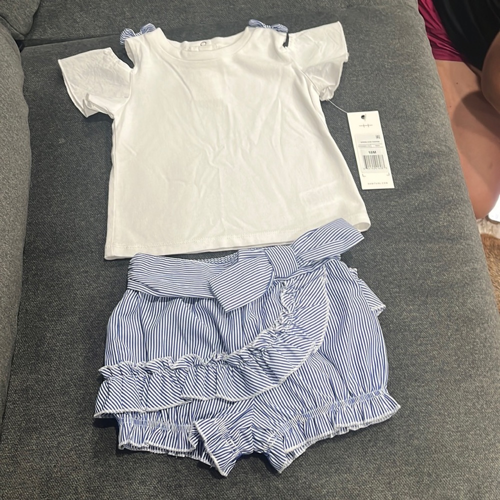 BRAND NEW WITH TAGS, girls 18 moths summer outfit - Picture 1 of 4